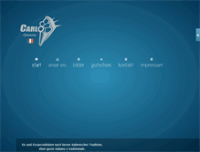 Tablet Screenshot of carlo-gelateria.de